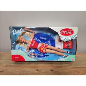 1999 Barbie Coca Cola Splash Doll Special Edition #25590 New in Unopened Box